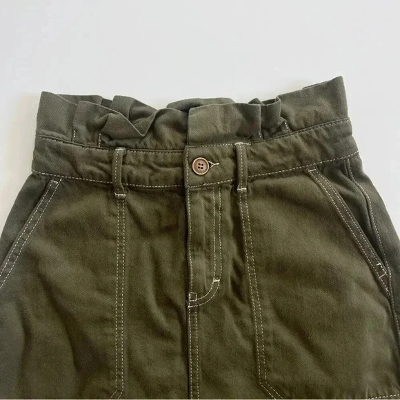 Free People Splendor in the Grass Paperbag Mini Skirt Size 2 EUC - Picture 7 of 9